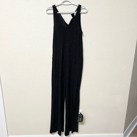 Anthropologie Cloth & Stone Jumpsuit Sleeveless Pockets Gray Heather Size S - Picture 1 of 7